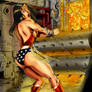 Wonder Woman Bound in the Boiler Room - Story