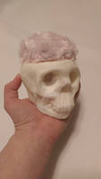 Skull pin cushion