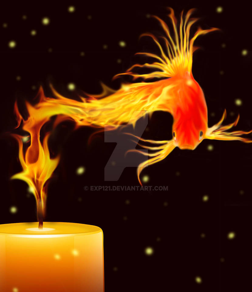 NOT A GOLDFISH... BUT A BLAZING FIREFISH! by exp121 on DeviantArt