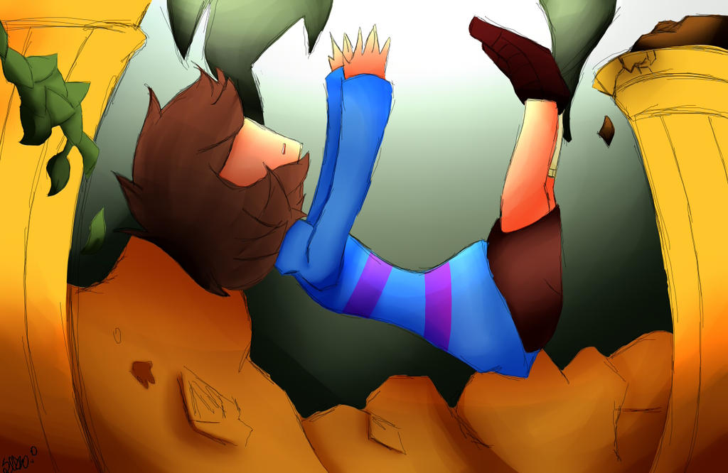 Undertale Human Fall The Fallen Human UNDERTALE by SophieShiba on DeviantArt