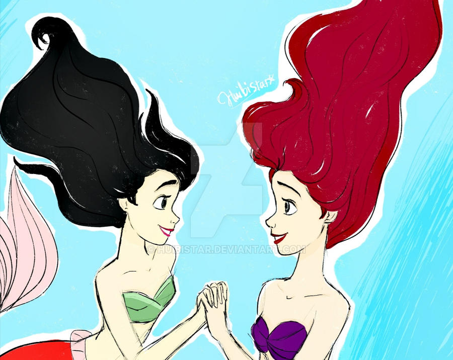 Ariel And Melody By Huibistar On DeviantArt ariel-and-melody-by-huibistar-on-deviantart