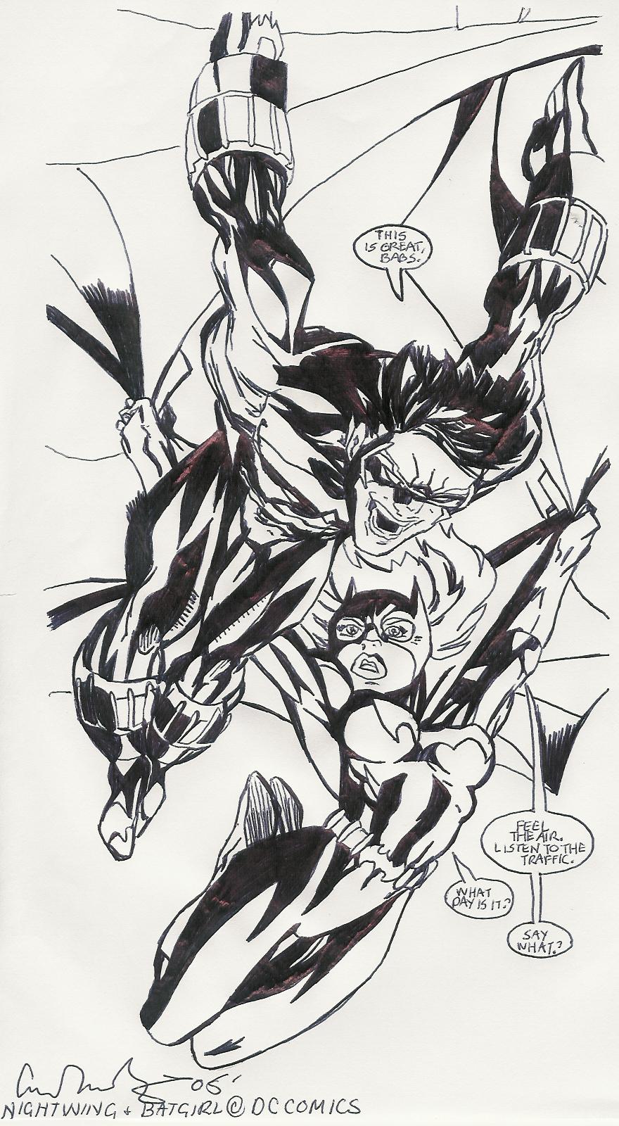 Batgirl and Nightwing Comic