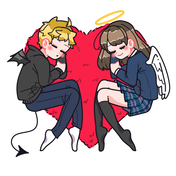 Devil X Angel by DuskNDawn21 on DeviantArt