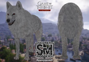 Game of Thrones Kingsroad - Ghost (Jon Snows Wolf)