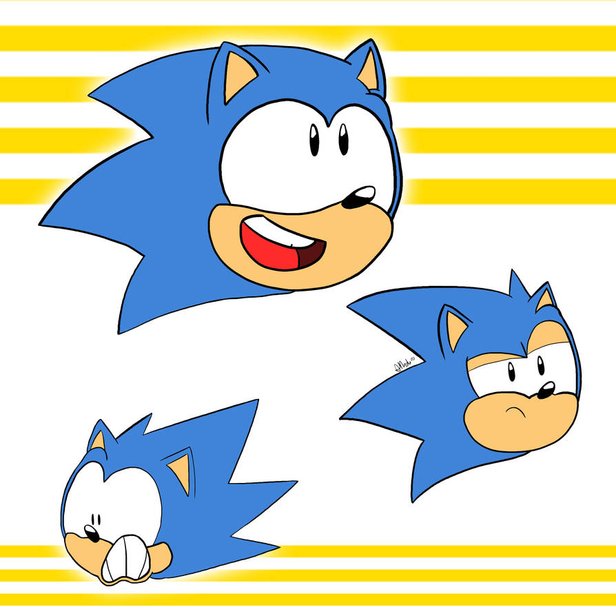 Classic Sonic by Abizabi on DeviantArt