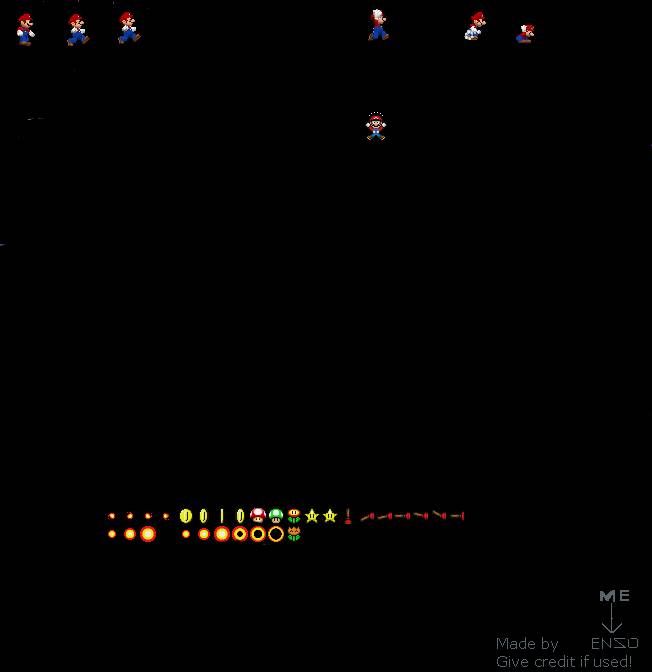 New Super mario Bros Sprite :Mario by enzobermeo on DeviantArt