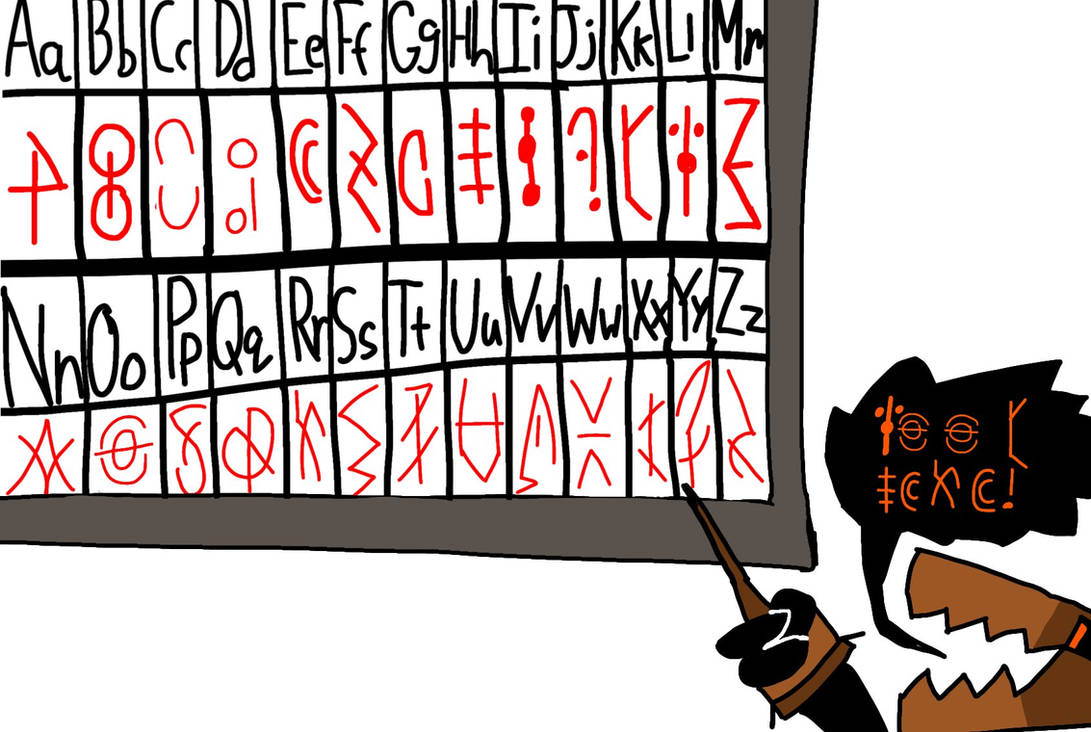 Demon Alphabet by n0mmon on DeviantArt