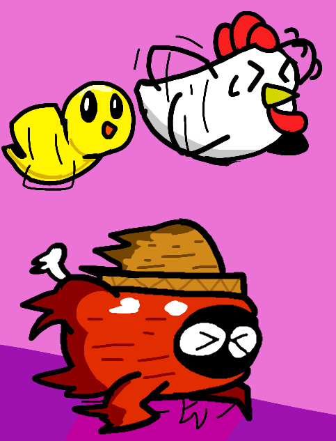 Chicken Race by n0mmon on DeviantArt