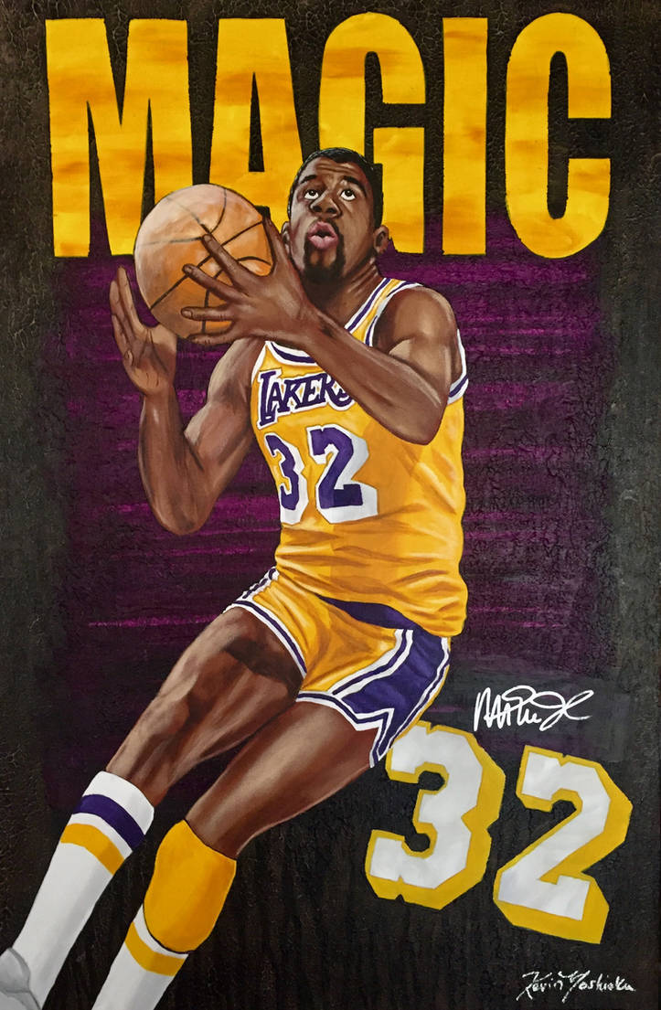 Magic Johnson Custom Magic Johnson by whatevah32 on DeviantArt