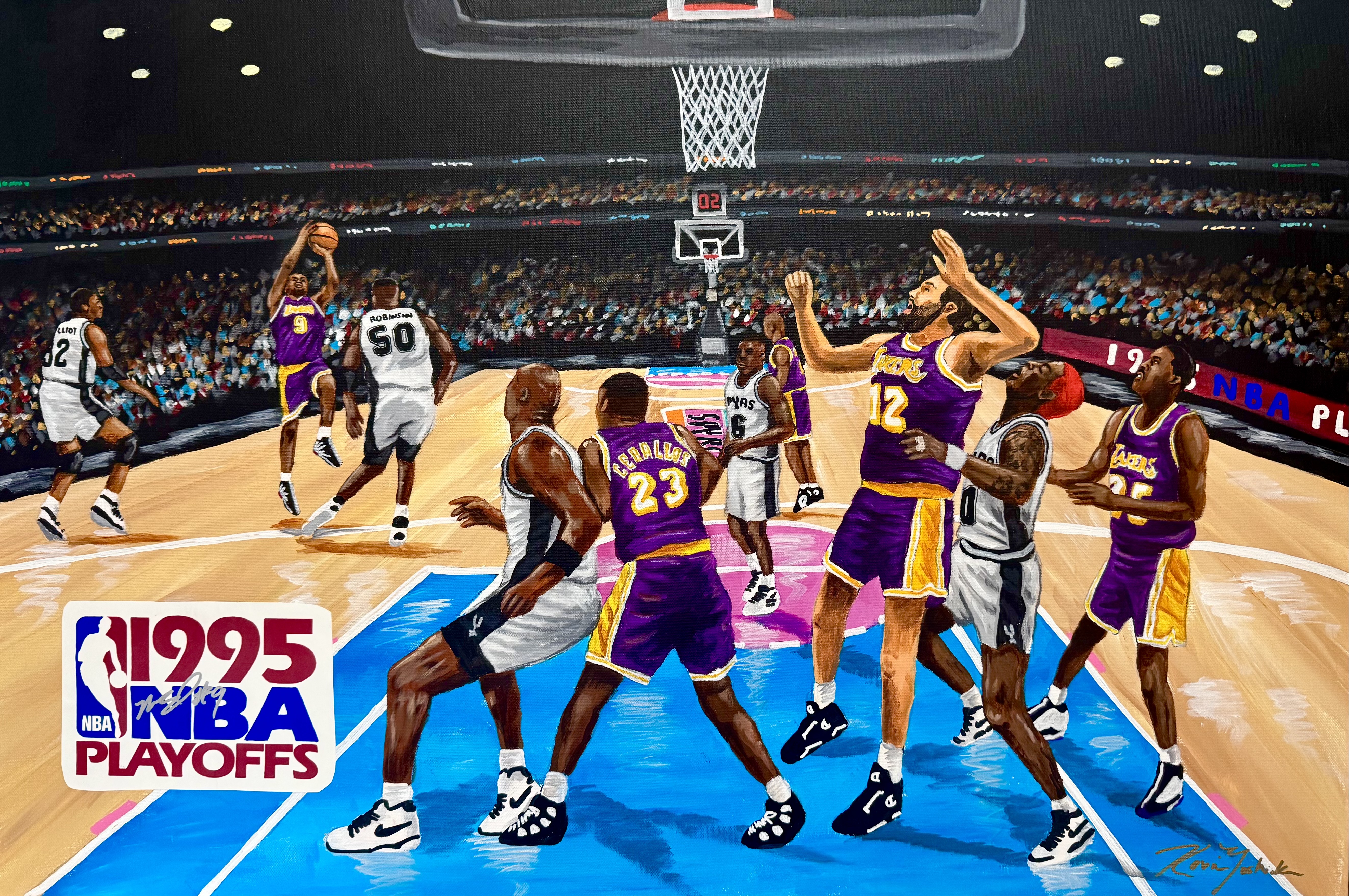 Lakers 1995 Roster Lakers Spurs 1995 Playoffs by whatevah32 on DeviantArt
