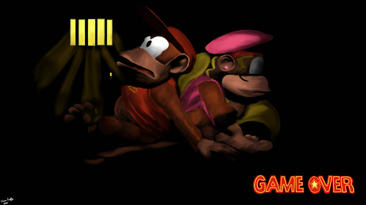 DKC 2 Game Over Screen By RosegardenInHell On DeviantArt