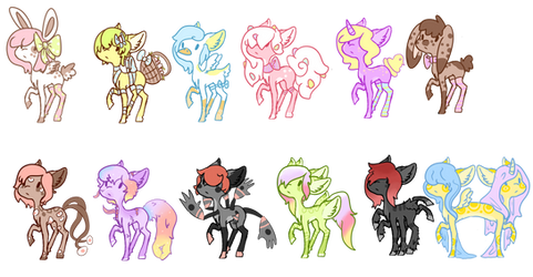 Lots o Easter ponies OTA - OPEN-