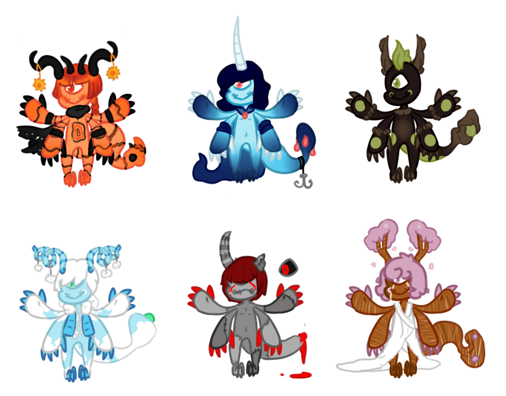 Clawmaw collab auction batch. -Opan-