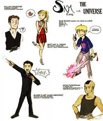 Fanficart: Sam vs the Universe