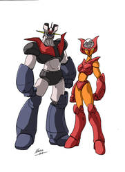 Mazinger Z and Aphrodite A