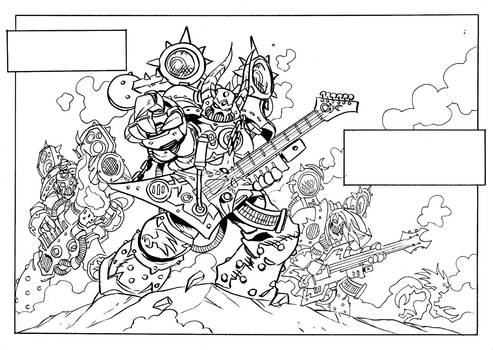 Page1 noise marines line art