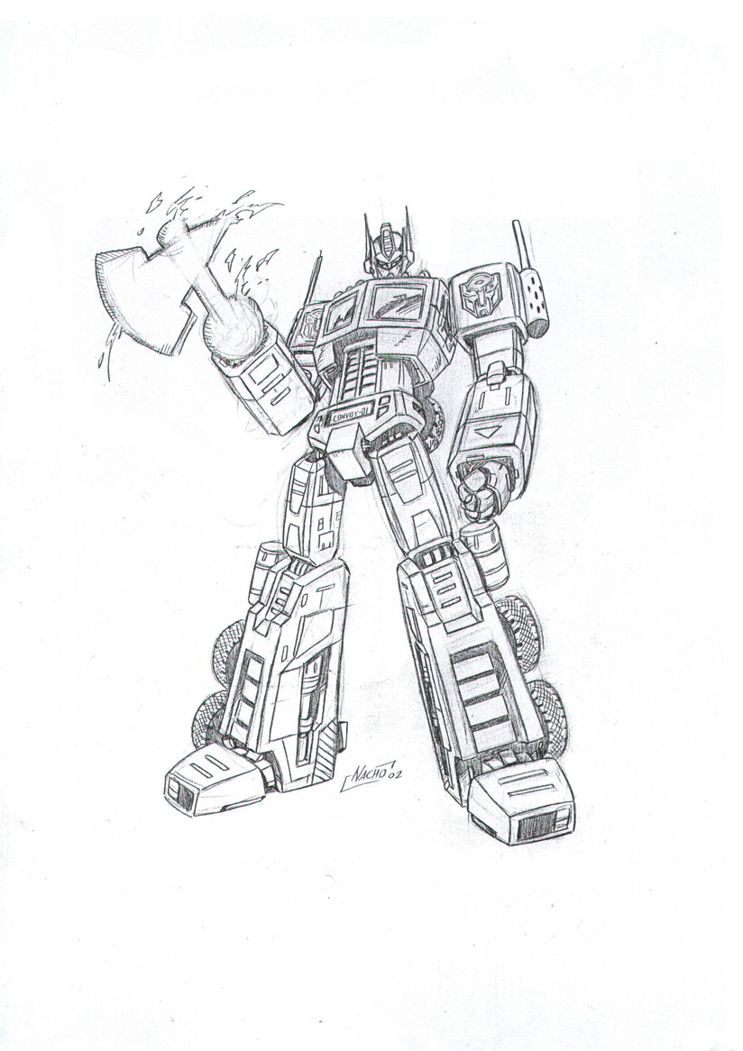 Old Optimus Sketch