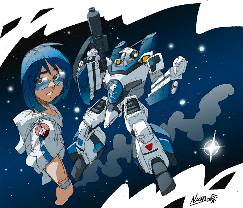 Macross Maximillian Jenius Sketch Colored by NachoMon on DeviantArt