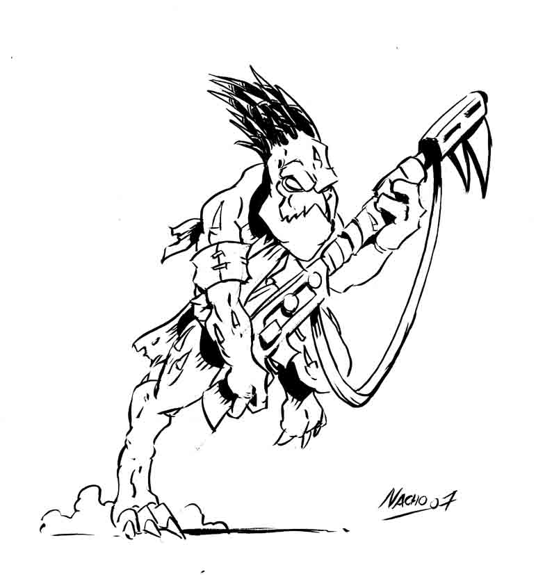 Kroot Writing Kroot by NachoMon on DeviantArt