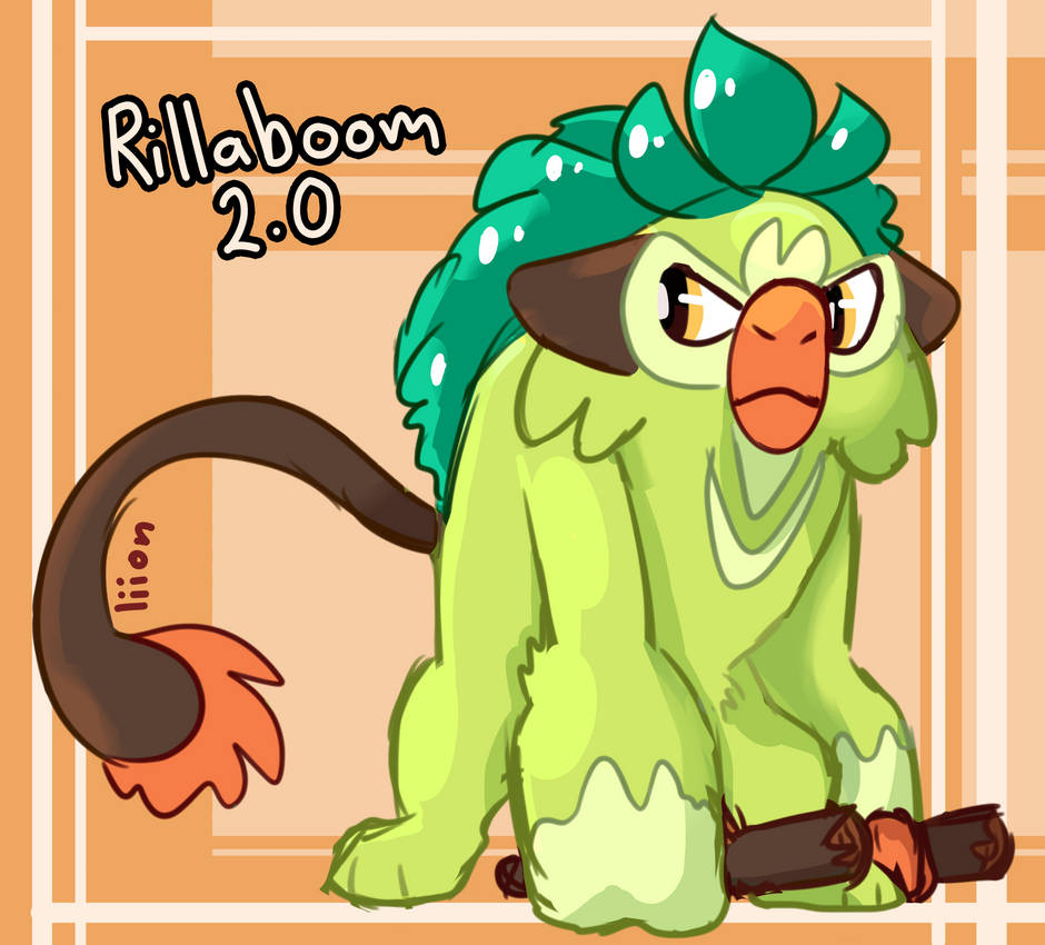 Alternate Rillaboom Design rillaboom redesign by liiontai on DeviantArt