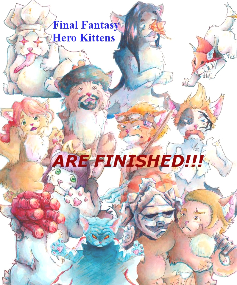 Final Fantasy Hero Kittens!