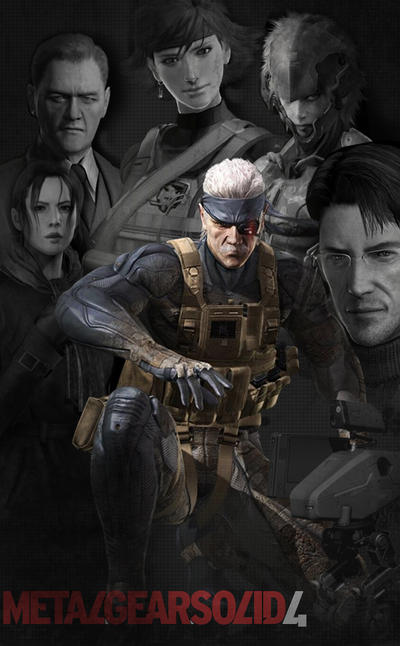 Metal Gear Solid 4 Poster