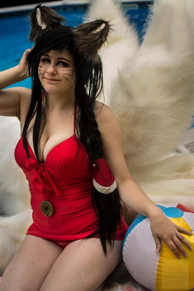 Pool Party Ahri by Kirliara on DeviantArt