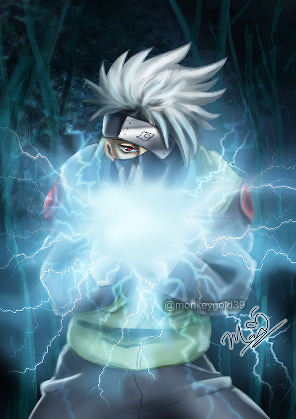 Hatake Kakashi (Naruto Fanart) by littleredmao on DeviantArt