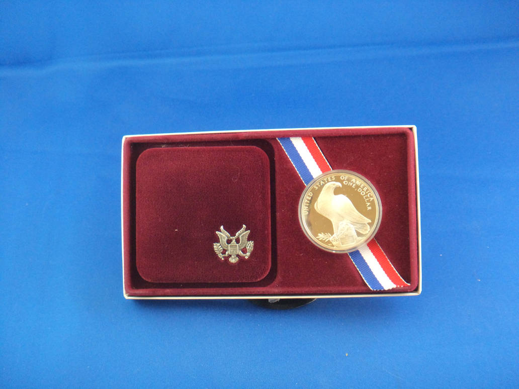 1984 Proof Olympics Silver Dollar Coin 1984 olympic silver dollar coin value