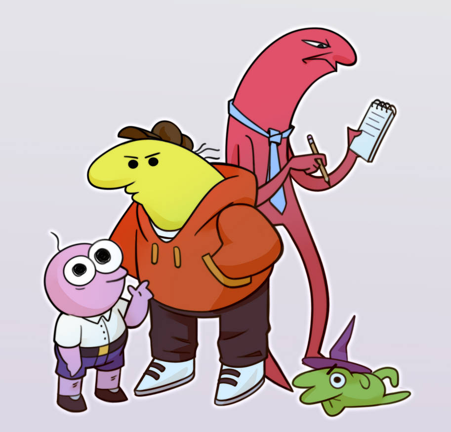 smiling friends by oneanothername on DeviantArt