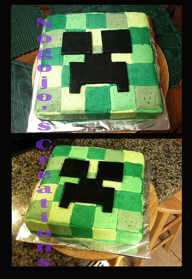 Creeper cake for my little bro