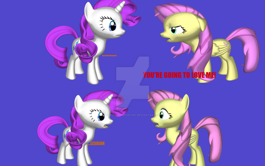 Rarity And Fluttershy by theshadowpony357 on DeviantArt