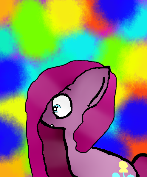 I Drew Pinkamena On Pain Tool Sai