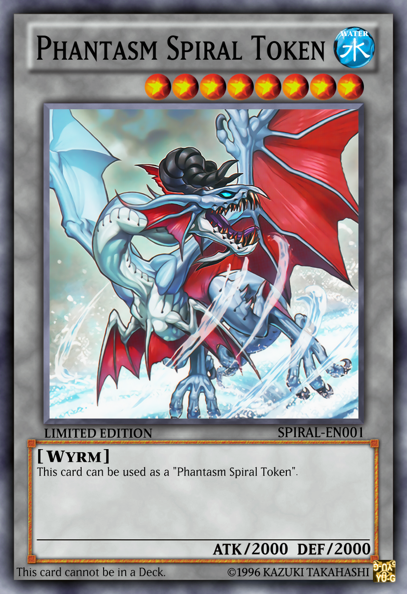 yugioh phantasm spiral deck Complete Custom for Yu-Gi-Oh! Phantasm Spiral Token by TrueShippuu