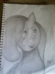 Quickdrawing of Fluttershy