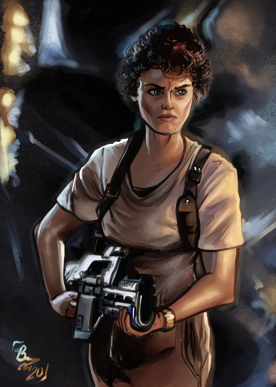 Ellen Ripley - Aliens by IkeMann5000 on DeviantArt