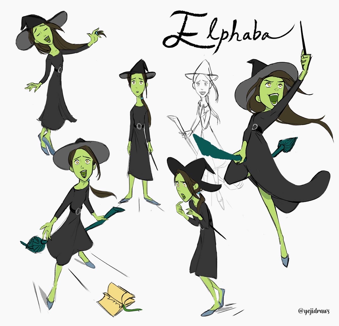 Elphaba Child Throwong Rocks Elphaba by yejidraws on DeviantArt