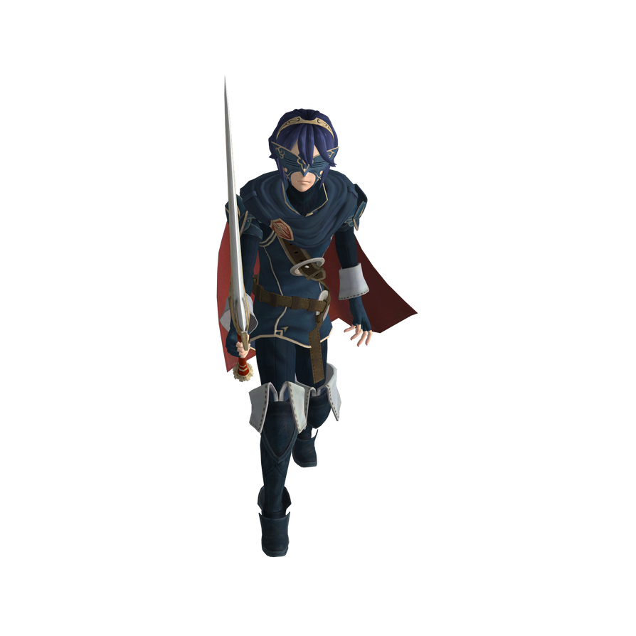 Masked Marth (simple posing) by daveLeiter087 on DeviantArt