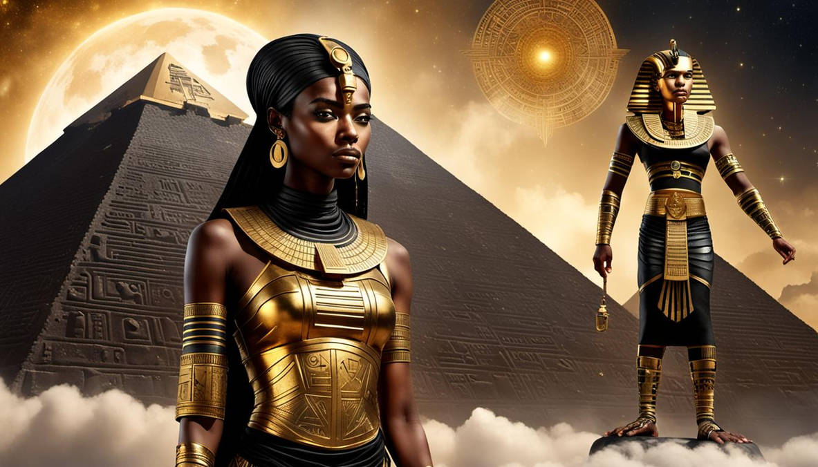 The people of ancient Kemet: by Horakhty-Tutankhamun on DeviantArt