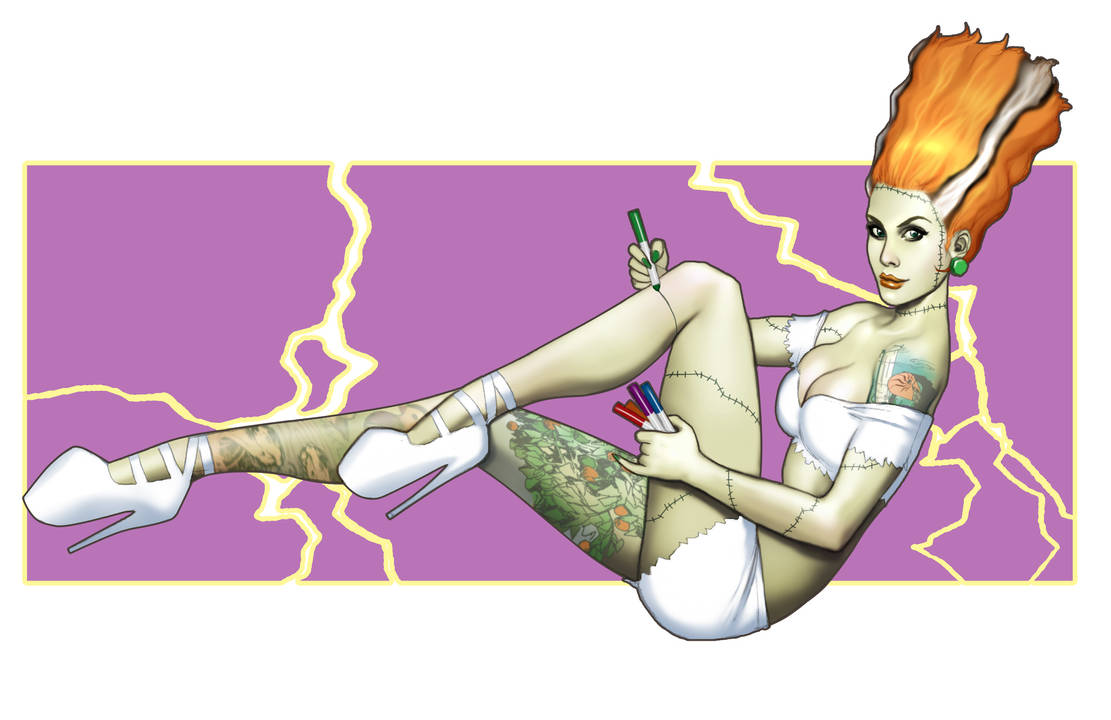 Bride of Franken-Lisa by ArtbroSean Bride of Franken-Lisa by ArtbroSean