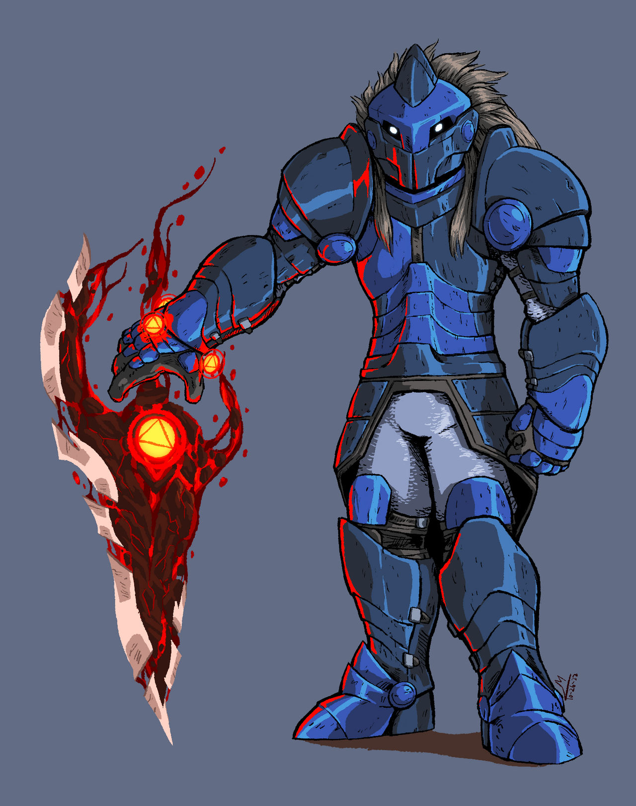 Absolute Bloo Absolute - Blood Glyph Sword - Render Test 1 by EV-ARTWORK on DeviantArt