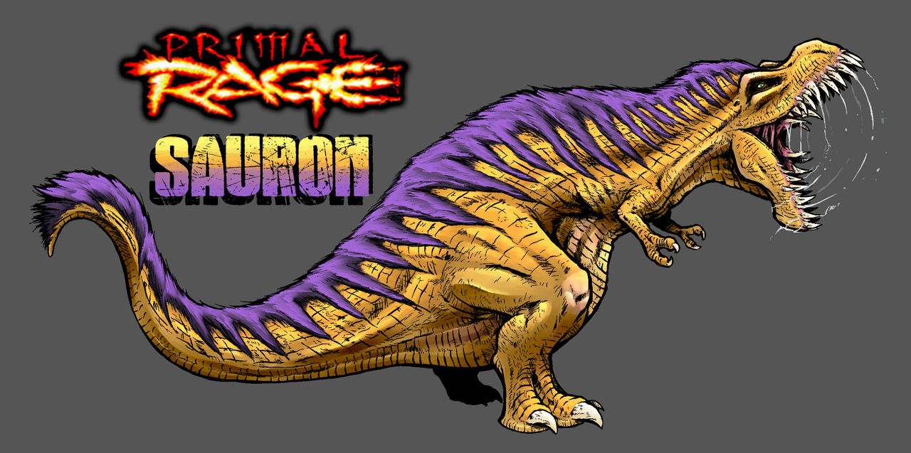 Primal Rage - SAURON by EV-ARTWORK on DeviantArt
