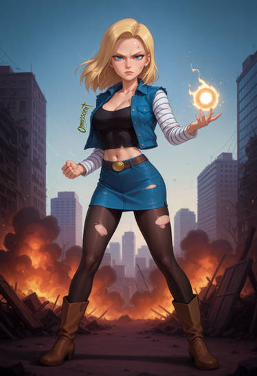 Android 18 - Set 1 - 4 by Omnisscient on DeviantArt