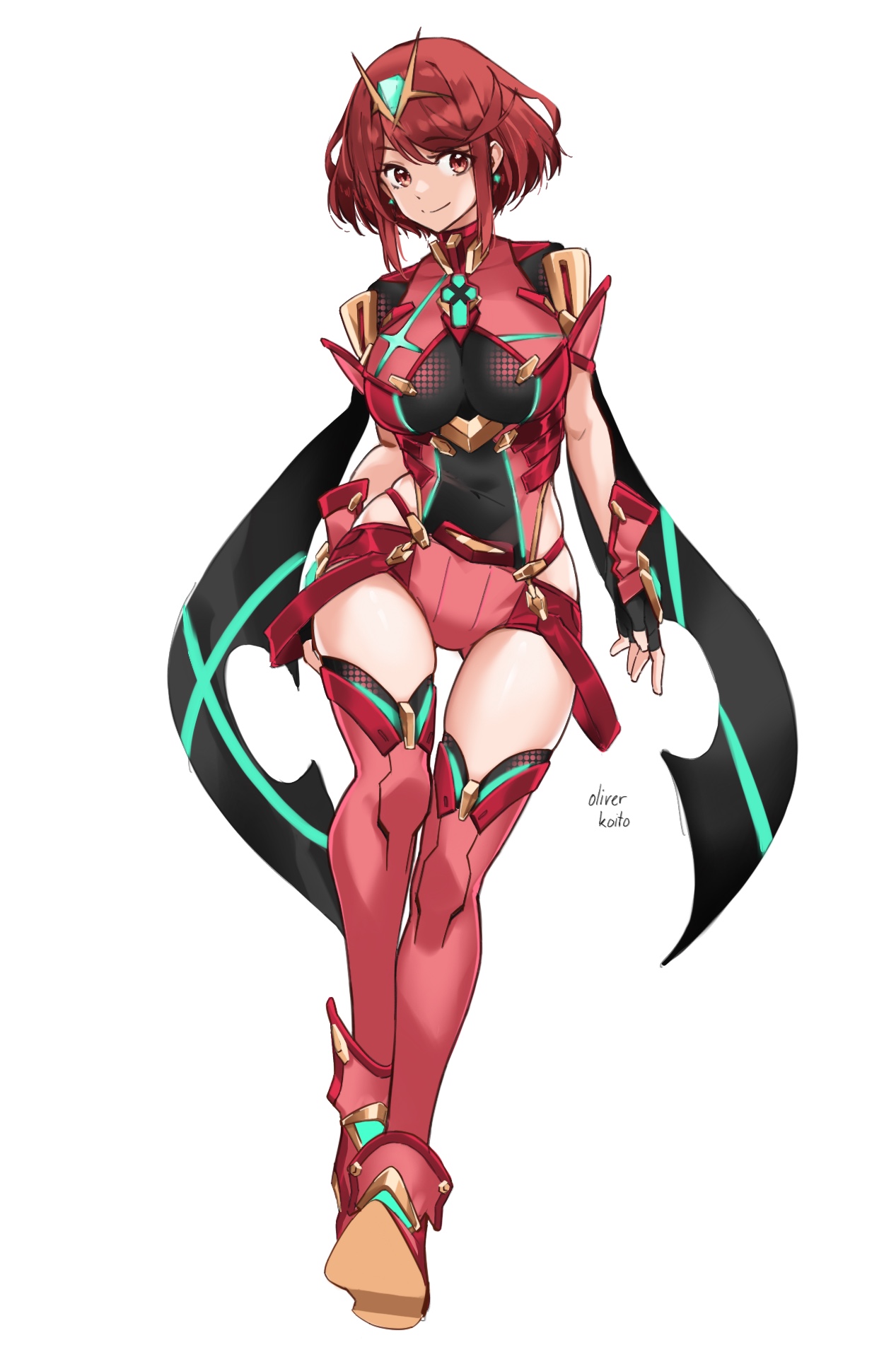 Pyra Xenoblade Chronicles 2 By Oliverkoito On Deviantart