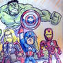 Avengers Doodle