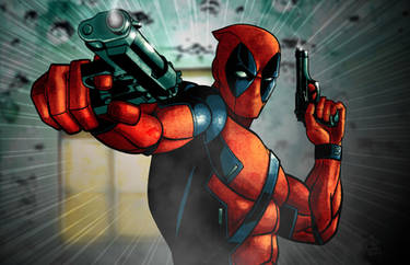 Deadpool Color Doodle