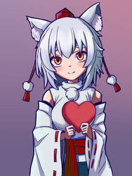 Local Wolf Girl Wishes You Happy Valentine's Day!
