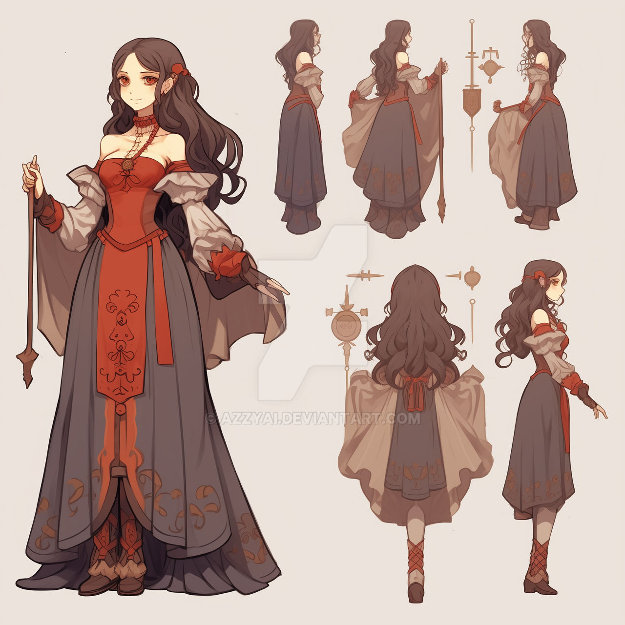 ADOPT Red Noble by AzzyAI on DeviantArt