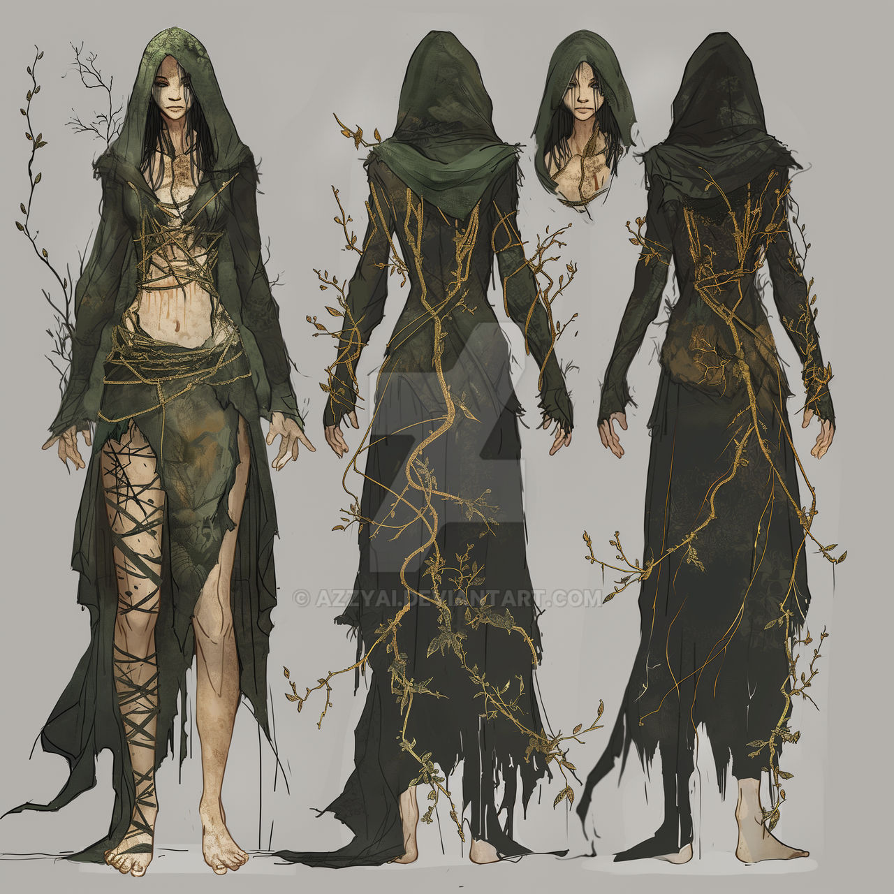 Swamp Characters ADOPT Swamp Witch by AzzyAI on DeviantArt