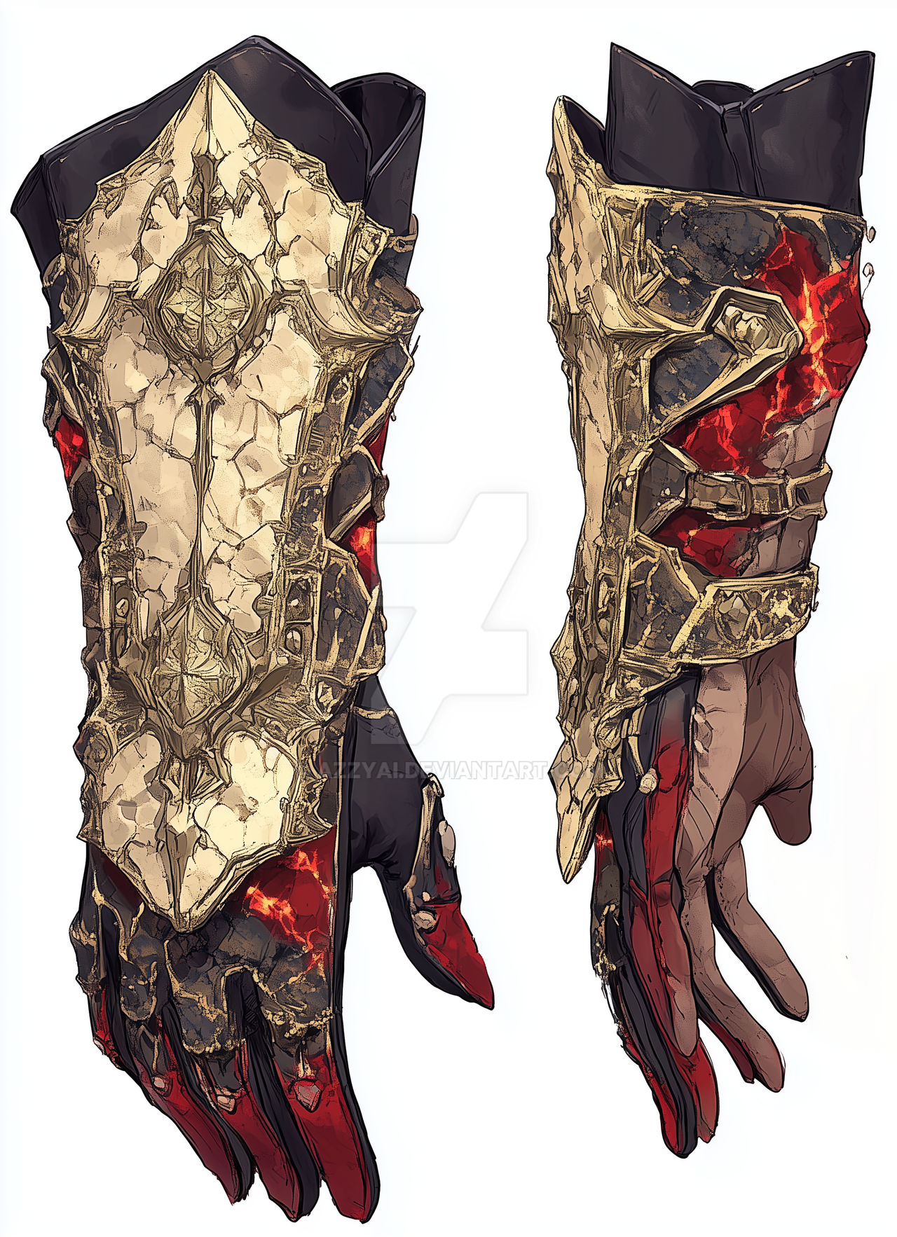 Gauntlets Using Characters ADOPT Gauntlets of Might by AzzyAI on DeviantArt